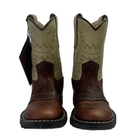 Old West Round Toe Western Cowboy Boots INFANT SIZE 4.5 BRAND NEW! - Picture 6 of 7